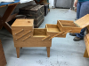 ACCORDIAN STYLE SEWING BOX - HAND MADE - 2