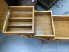 ACCORDIAN STYLE SEWING BOX - HAND MADE - 4