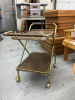 RETRO FOLDABLE SERVING CART ON CASTORS - 2