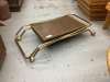 RETRO FOLDABLE SERVING CART ON CASTORS - 3