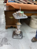 CIRCA'S 1930'S ASHTRAY ON STAND W/ ELECTRIC LIGHTER