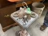 CIRCA'S 1930'S ASHTRAY ON STAND W/ ELECTRIC LIGHTER - 2