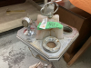 CIRCA'S 1930'S ASHTRAY ON STAND W/ ELECTRIC LIGHTER - 3