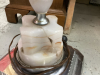CIRCA'S 1930'S ASHTRAY ON STAND W/ ELECTRIC LIGHTER - 4