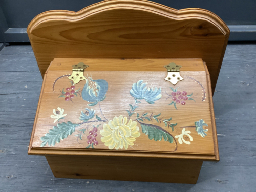HANDPAINTED MAIL BOX/ STORAGE