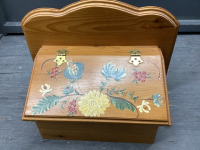 HANDPAINTED MAIL BOX/ STORAGE