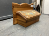 HAND MADE WOOD STORAGE/RECIPE BOX - 2