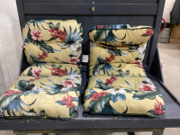 2 PATIO CHAIR CUSHIONS