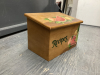 HAND MADE RECIPE BOX W/ HANDPAINTED DESIGNS - 2
