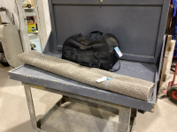 PET CARRIER + AREA RUG