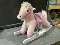 SMALL PLUSH ROCKING HORSE