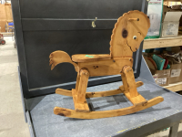 WOOD ROCKING HORSE