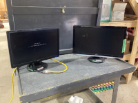 2 COMPUTER MONITORS