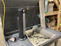 TOWER HEATER + 2 RUG RUNNERS