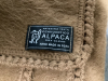 ALPACA BLANKET - HANDMADE IN PERU - CHOCOLATE BROWN - 4
