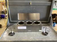 2 WAFFLE CONE HOLDERS + ICE CREAM SAUCE WARMERS