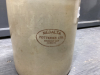 1-GALLON MEDALTA MEDICINE HAT CROCK W/ LID - 2