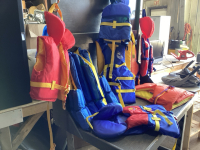BAG FULL OF LIFE JACKETS -