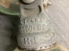 OLD GLASS SODIUM LIGHT COVER AND DOUBLE INSULATOR - 3
