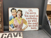 (4)-METAL SIGNS - "MAN CAVE", ETC - 4