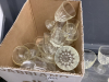 (2) BOXES GLASSWARE - CHAMPAGNE GLASSES, DESSERT BOWLS, BRANDY, WINE ETC - 3
