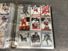 BINDER W/ HOCKEY CARDS - 6