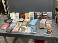AUDIO TAPES ON CD'S AND CASSETTES