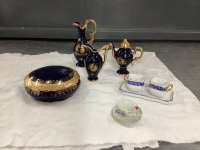 SMALL COLLECTION OF VINTAGE LIMOGES AND A FEW OTHER PIECES
