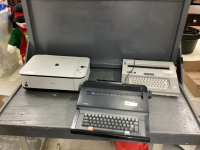 SMITH CORONA MEMORY TYPEWRITER, CANON PRINTER, AND CANON TYPEWRITER