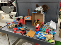 (2). BOXES W/MISC TOYS