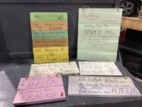 HOMEMADE HANDWRITTEN WOODEN SIGNS