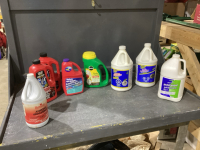 ASSORTED CLEANERS AND FERTILIZER