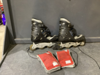 ROLLER BLADES + WRIST GUARDS