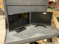 2 COMPUTER MONITORS - NO CORDS
