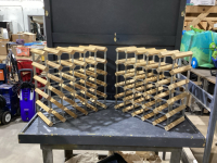 2 WINE RACKS