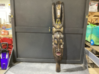 WOOD AFRICAN CARVED FACE