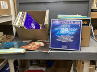 (2) BOXES W/ RECORDS