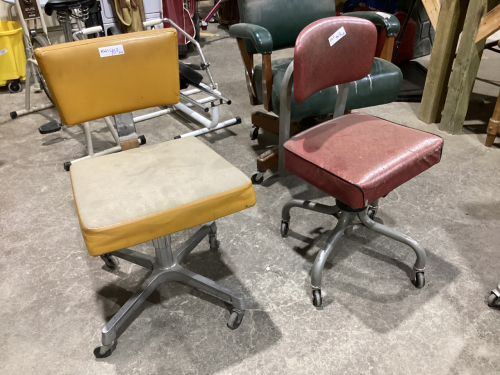 2 OLD OFFICE CHAIRS