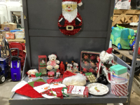 2 BOXES CHRISTMAS DECORATIONS + DECOR