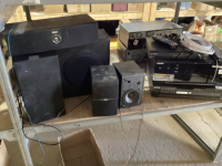 SHELF #8 - VARIOUS COMPONENTS STEREO SYSTEM