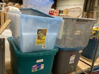 SHELF #10 - SHELF OF TOTES W/LIDS