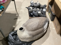 SHELF #18 - CANADA GOOSE DECOY PARTS
