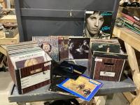 2 BOXES VINYL RECORDS