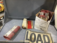 BOX CAUTIONARY BANNERS FOR RIG/HIGHWAY HAULING