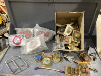 2 BOXES - VEHICLE LIGHTS + AUTO PARTS