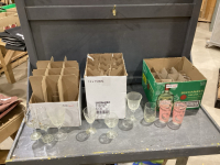 3 BOXES ASSORTED GLASSWARE