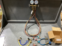 AC GAUGES, RED TEK, FITTINGS, CHARGING HOSE