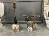ANTIQUE TORCH & GAS LANTERN