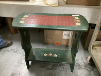 PAINTED/STENCILLED END TABLE