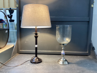 TABLE LAMP & CANDLE HOLDER